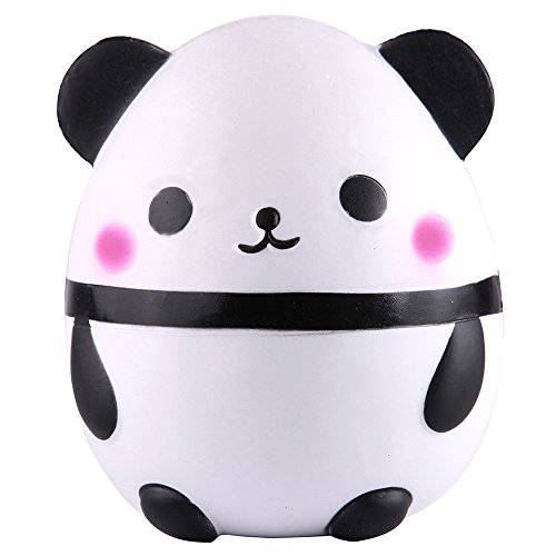 Anboor 5.5" Slow Rising Squishies Jumbo Scented Kawaii Squishies Panda Egg Animal Toy for Collection 1 Pcs Color Random