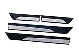 For Honda Civic 2016-2017 New 10TH Sedan Fashion Style Car Door Sill Scuff Plate Guard Sills Protector Trim