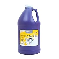 Handy Art Little Masters Washable Tempera Paint, Half Gallon, Violet