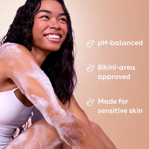 EOS CASHMERE BODY WASH – COCONUT WATERS, MOISTURIZING BODY WASH, CREAMY GEL FORMULA, WITH SHEA BUTTER, GLYCERIN, VITAMIN E, PH BALANCED, SENSITIVE SKIN, VEGAN, 16 FL OZ