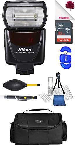 Nikon SB-700 AF Speedlight Flash Black (4808) USA - Best Accessory Full Bundle Package Deal