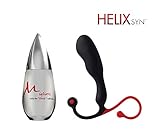 Aneros Helix SYN paired with Migliori Premium Silicone-Based Lubricant (100 ml)