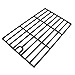 Hisencn Cast Iron Cooking Grid Grates Repair Replacement for Select Master Forge 3218LT, 3218LTM, 3218LTN, DG0576CC, E3518-LP, L3218, Perfect Flame SLG2007D,Kenmore 148.1615621 Gas Grill Models,