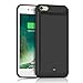 Battery Case 7200mAh for iPhone 6S Plus 6 Plus HETP Portable External Power Battery Rechargeable Charging Case for iPhone 6+,6S+ (5.5 Inch)- Black