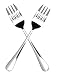 Serving Fork (2 Pack) Set of Two (2)- Elegant Top of the Line Serving Forks, Serving Utensil, Buffet & Banquet Style Serving Forks, 9' Durable Stainless Steel with Mirrored Finish