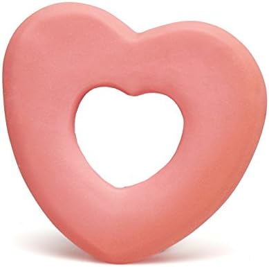 Lanco Heart Teether - Eco-Friendly Baby Teething Toy, BPA Free 100% Natural Rubber, Safe and Fun for Infants 6 months and Up