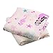 GFTSTORE Muslin Swaddle Blanket 70% Bamboo 30% Cotton-for Baby-2 pcs/Set (Mermaid design-4747)