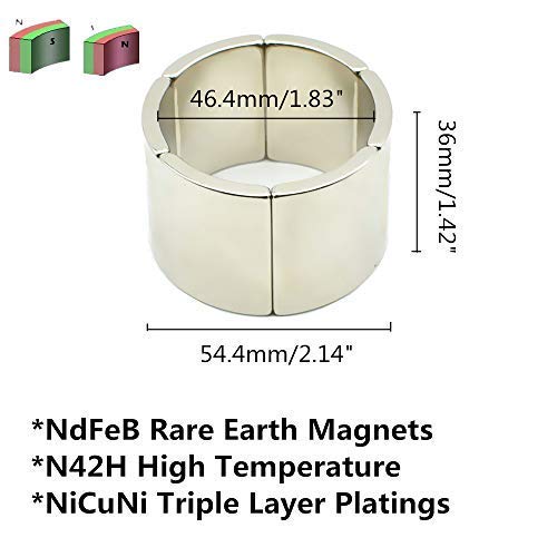 1 Segment+Magnets+Neodymium+Generator+Turbine