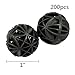Saim Black Aquarium Fish Tank Filter Bio-Balls Filtration Media 200 Pcs(Approx.) 1inch Dia.