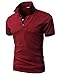 H2H Mens Casual Slim Fit Polo T-Shirts of Various Styles and Designed