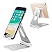 YOSHINE Phone/Tablet Stand Adjustable, Portable Desktop Holder Dock Compatible with All Smart Phones and Tablets (4-13