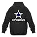 Duola Custom Dallas Cowboy Men's Hooded Sweatshirt Black