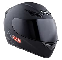agv k3 flat black Helmet resistance thermoplastic material and multi AGV K3 Full Face Motorcycle