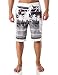 Alki'i Men's Boardshorts - Isla Palms, XL, Black