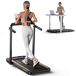 HomeTro 2 in 1 Under Desk Treadmill, Folding