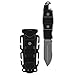GEAR AID Buri Adventure Knife with Quick Release Sheath, Durable Stainless-Steel 3” Blade