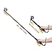 Amobios 12-37 Inches Waterproof Telescoping Extendable Selfie Stick Rust-Preventing and Anti-reflective Pole for GoPro Cameras