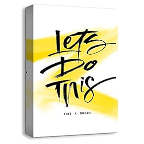 Canvas Wall Art Abstract Geometric Free Life Painting Artwork for Home Prints Framed - 12x18 inches