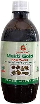 Jeevanras Mukti Gold Natural Herbal Shampoo Combo (500 ml) - Pack of 4