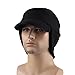 Home Prefer Men's Winter Skull Cap Outdoor Windproof Polar Fleece Earflap Hat with Visor Black