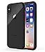 iPhone X Case,Clear Thin Case for Apple iPhone X/10[Slim Fit][Scratch Resistant][Clear Back],iPhone X Black Case Slim cover,tpu pc phone case for iPhone X(2017)-Black