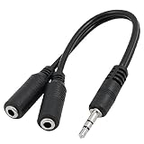 uxcell 3.5mm Audio Y Splitter Cable for Speaker and Headphones