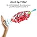 DaycMy Mini UFO Drone Toys for Kids Hand-Controlled UFO Flying Ball Drone with Led Light for Kids, Boys and Girls Toys(Red)