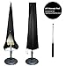 HearCare Owlike Umbrella Waterproof Covers, Patio Shade Fabric Umbrella Storage Bag with Zipper and Telescopic Rod for 7ft to 11 ft Outdoor Umbrellas