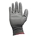 Skytree 7 Pairs Pack, Men's Work Gloves, Gardening Gloves, Comfort Flex Coated, Light Weight, Breathable Nylon Shell, Men's Large Size, (Grey)