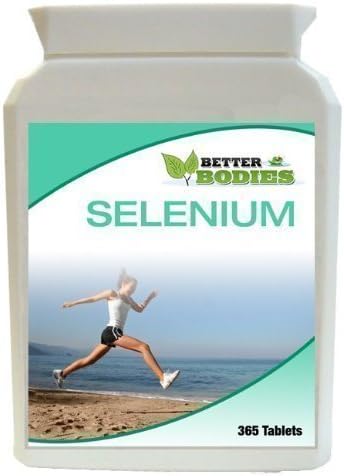 Selenium 200mcg 365 Tablets Year Supply Bottle
