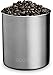 Gourmia GCC9325 Vacuum Sealed Coffee Canister Ð Stainless Steel Food Storage Container with Built-In Sealer and Date Indicator to Track Freshness Ð Protects from Heat, Moisture, UV Lights and More
