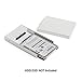 {UASP & SATA III Support} JSVER USB 3.0 External Hard Drive Enclosure Case for 2.5 Inch HDD/SSD,Aaluminum Tool Free