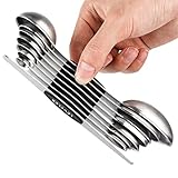 Magnetic Measuring Spoons Set of 8 Stainless Steel