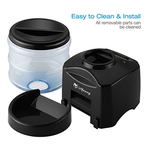 isYoung 5.5L Automatic Pet Feeder Electronic Control Feeder with Big