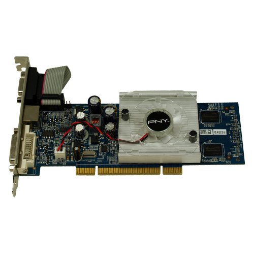 PNY GeForce 8400GS 512MB DDR2 PCI DVI+VGA Low Profile Graphics Card VCG84512SPPB
