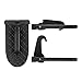 1byhome Car Door Step Vehicle Doorstep Folding Ladder Foot Pegs Easy Access to Car Rooftop with Safety Hammer for Jeep Car SUV
