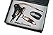 Rabbit Wine Bottle Opener Corkscrew by Vinоbar Best Set with Foil Cutter and Teflon-Coated Stainless Spiral/Worm Screwpull packed in a Classic Black Gift Style Box ideal for daily use