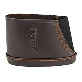 TOURBON Hunting Vintage Genuine Leather Shotgun Stock Adjustable Recoil Pad (Large Size)