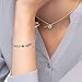 GeeVen 4 Piece Necklace Bracelet with The Deathly Hallows Golden Snitch Time Turner Chain Pendant Necklace for Harry Inspired Fans Gifts Collections