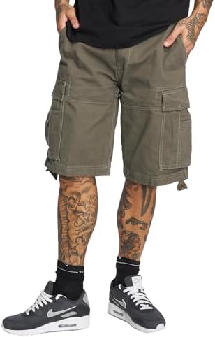 Vintage Shorts, Color: olive, Size: L