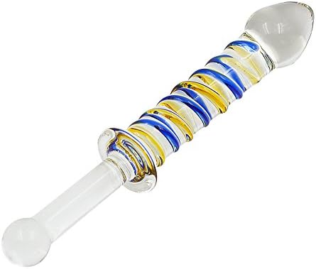 Super Large Long Crystal Glass Pe+niš Couple Passionate Tools Ice Fire Female Mâ-sturbation G Point Back Court Â-dult Supplies