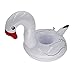 Miraclekoo Inflatable Pool Party Drink Holder Inflatable Cup Coasters ,White Swan (Set of 4)