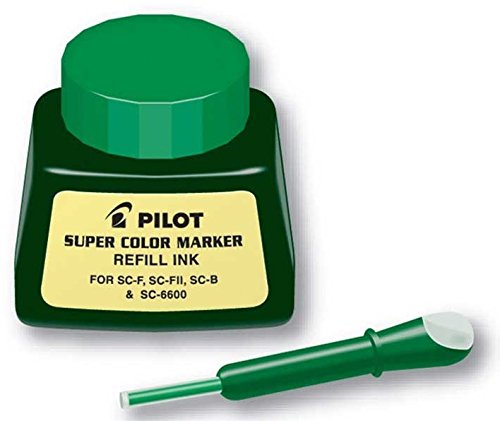 tinta para pilot super color marker Sc6600 verde con gotero