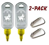 Srirachamini Hot Sauce Szechuan Sauce Keychain Bottle 2-Pack, 1.7oz (Sauce Not Included)