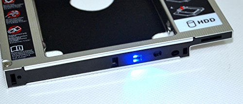 DY-tech 2nd HDD SSD Hard Drive Caddy for HP EliteBook 6930p 8440p 8530p 8540p with Faceplate bezel + Mounting Bracket
