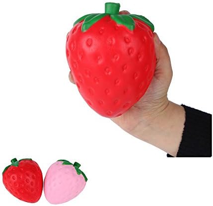WILD COTTAGE 4.7" Jumbo Slow Rising Kawaii Strawberry Squishy, 1pc Color Random