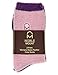 Noble Mount 2-Pairs Fuzzy Socks for Women, Anti-Slip Warm Socks for Women - Set A2