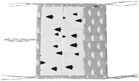 Pure Cotton Cot Bed Bedside Hanging Dirty Clothes Storage Bag Organizer 60 * 50cm Toys Diaper Pockets Fix On Crib Bedding Set