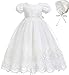 AHAHA Baptism Gowns for Baby Girls Princess Wedding Dress Baby Birthday Party Dresses for Special Occasion