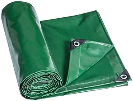 Tarpaulin Waterproof ，Quality Cover Universal PVC Green Heavy Duty 530 Gram/square Sun Protection. (Size : 3m*4m)